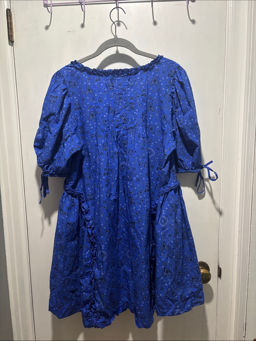 DAMSON MADDER Meri paisley mini babydoll dress - Picture 7 of 7